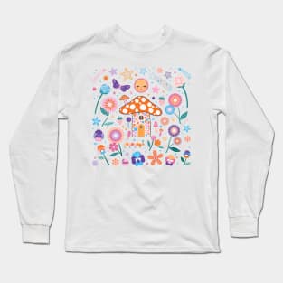 Mushroom House Long Sleeve T-Shirt